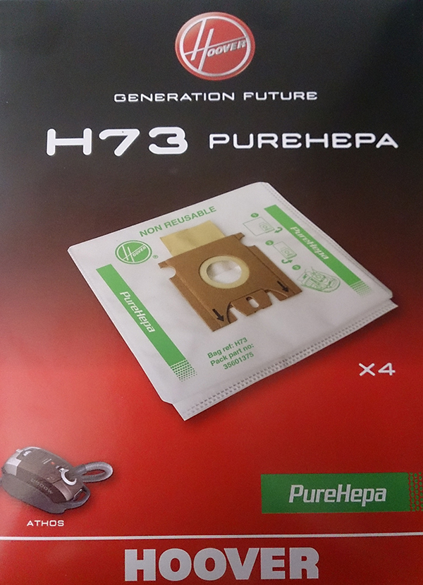 Sacchi polvere Hoover H73 originali Athos conf 4pz. 
