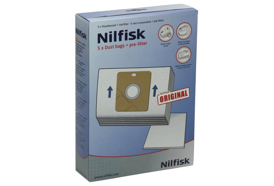 Sacchetti Nilfisk Coupè e One in microfibra + filtro
